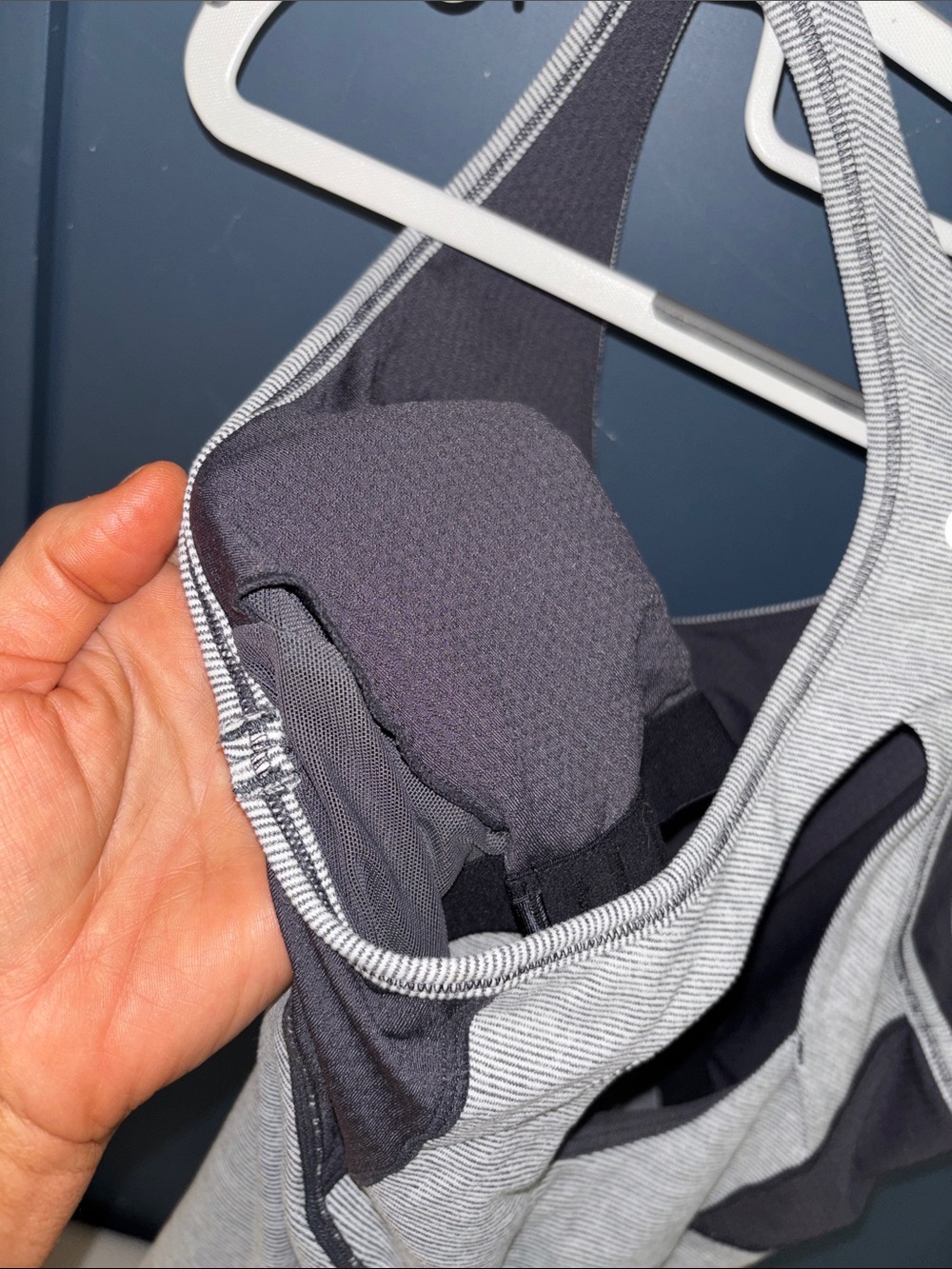 Lululemon Striped Grey Racerback Tank - Picture 6 of 6